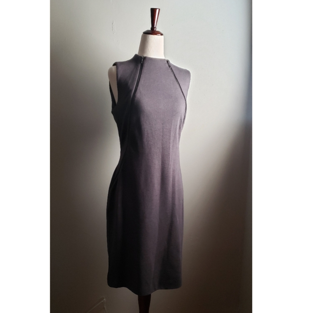Calvin Klein Medium Grey Cocktail Bodycon Dress